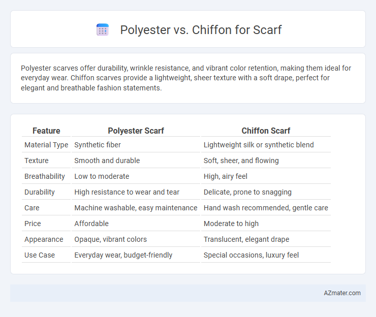 Polyester vs. Chiffon for Scarf - What is The Difference?