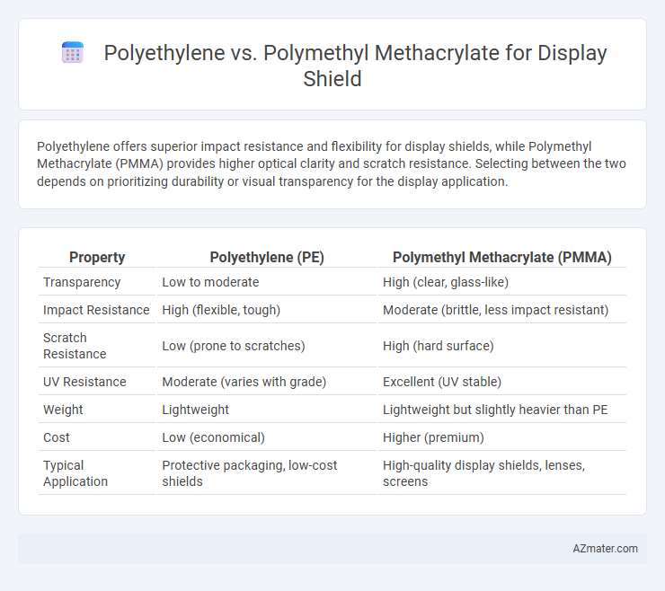 Polyethylene vs. Polymethyl Methacrylate for Display Shield - What is The Difference?