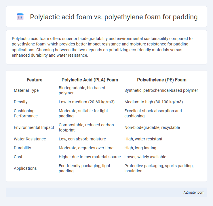Polylactic acid foam vs. polyethylene foam for padding - What is The Difference?