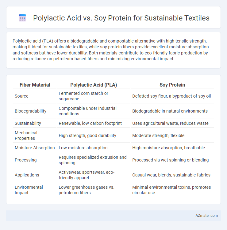 Polylactic Acid vs. Soy Protein for Sustainable Textiles - What is The Difference?