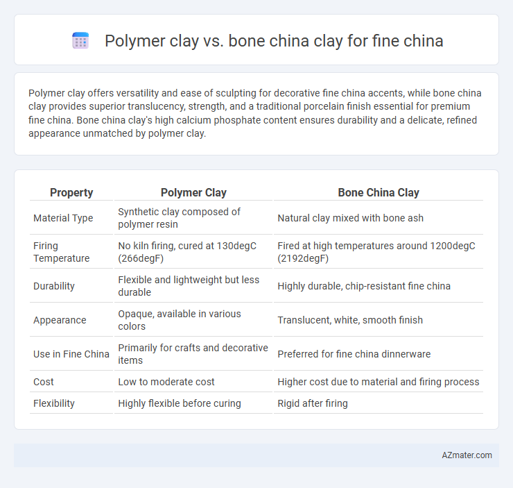 Polymer clay vs. bone china clay for fine china - What is The Difference?