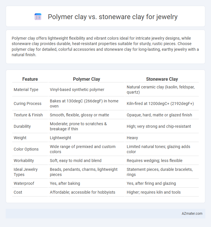 Polymer clay vs. stoneware clay for jewelry - What is The Difference?