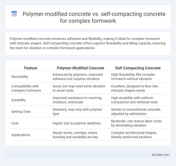 Polymer-modified concrete vs. self-compacting concrete for complex formwork - What is The Difference?