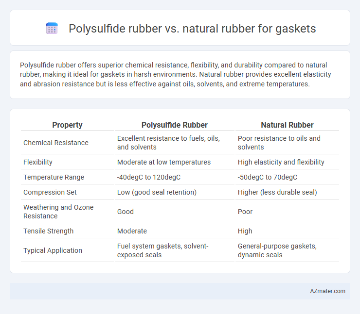 Polysulfide rubber vs. natural rubber for gaskets - What is The Difference?