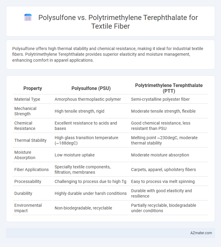 Polysulfone vs. Polytrimethylene Terephthalate for Textile Fiber - What is The Difference?
