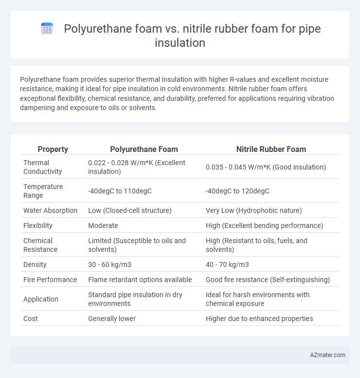 Polyurethane foam vs. nitrile rubber foam for pipe insulation - What is The Difference?