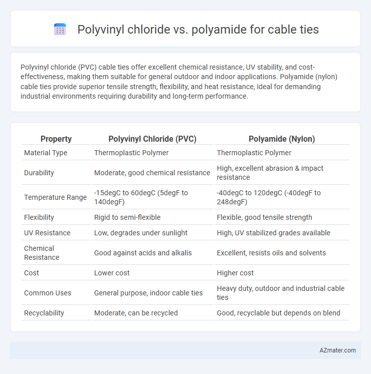 Polyvinyl chloride vs. polyamide for cable ties - What is The Difference?