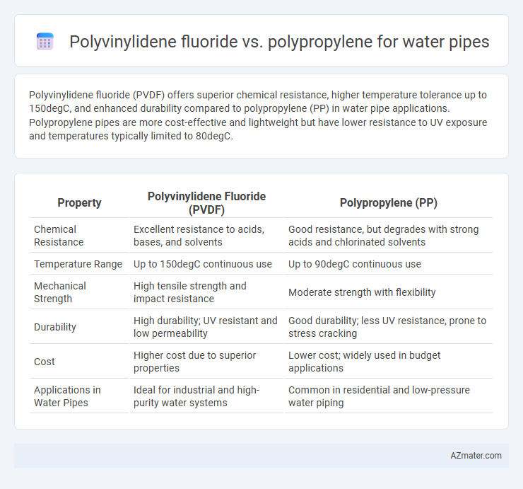 Polyvinylidene fluoride vs. polypropylene for water pipes - What is The Difference?