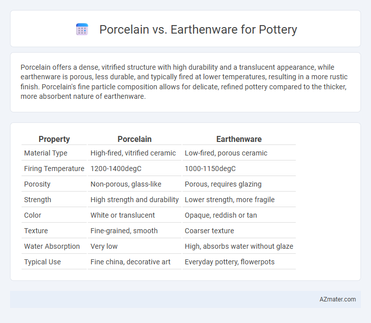 Porcelain vs. Earthenware for Pottery - What is The Difference?