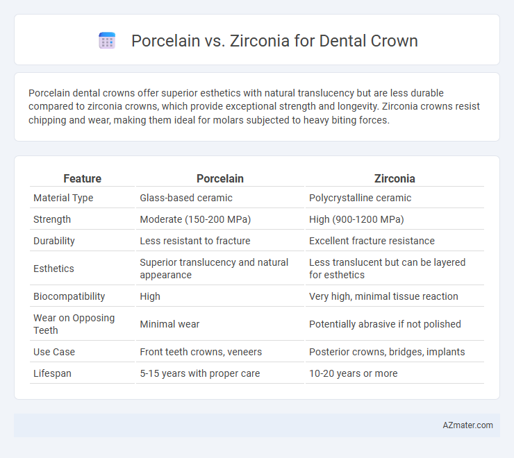 Porcelain vs. Zirconia for Dental Crown - What is The Difference?