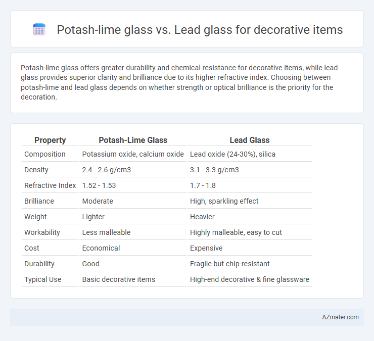 Potash-lime glass vs. Lead glass for decorative items - What is The Difference?