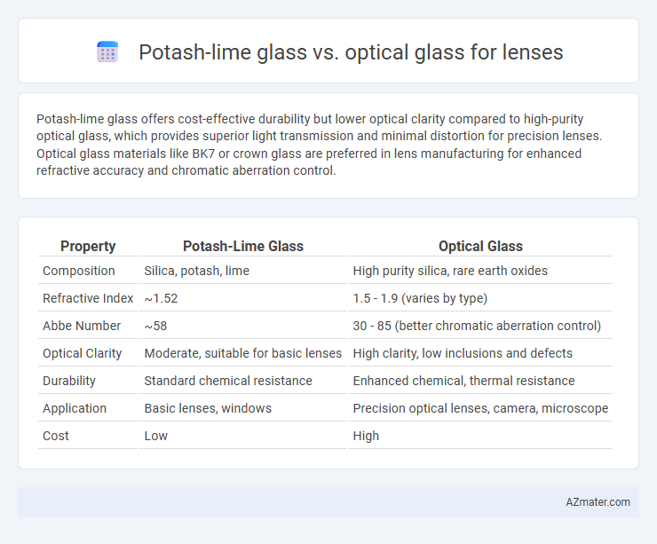 Potash-lime glass vs. optical glass for lenses - What is The Difference?