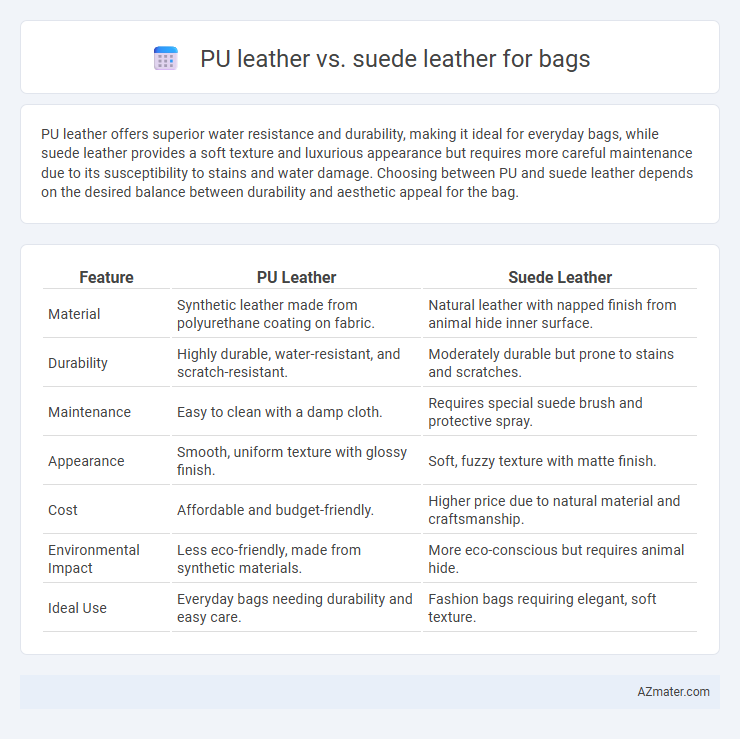 PU leather vs. suede leather for bags - What is The Difference?