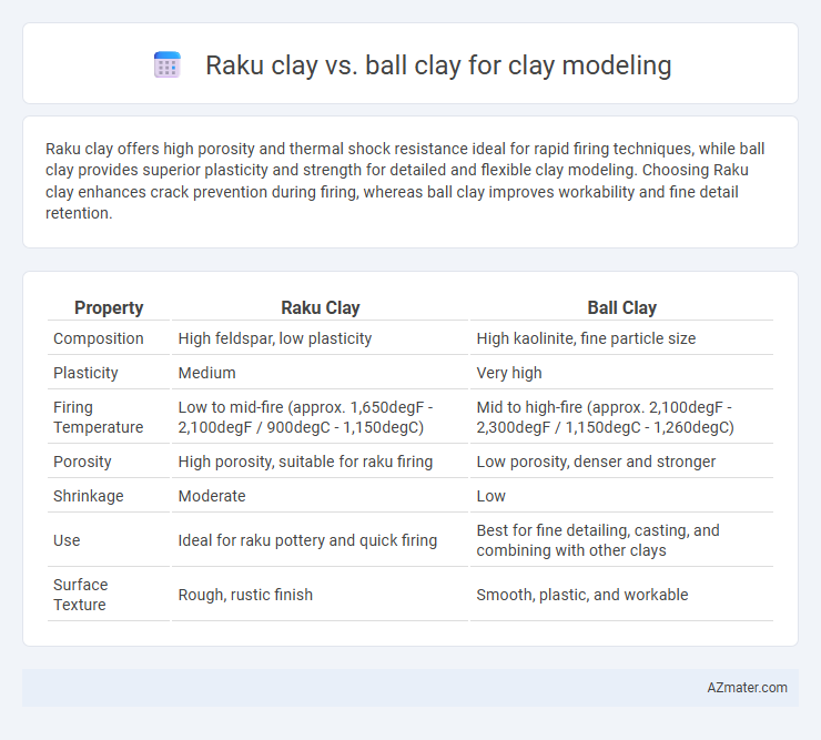 Raku clay vs. ball clay for clay modeling - What is The Difference?