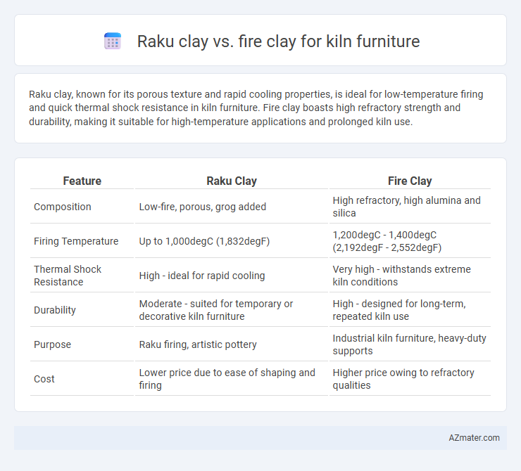 Raku clay vs. fire clay for kiln furniture - What is The Difference?