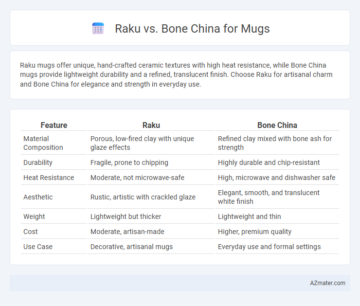 Raku vs. Bone China for Mugs - What is The Difference?