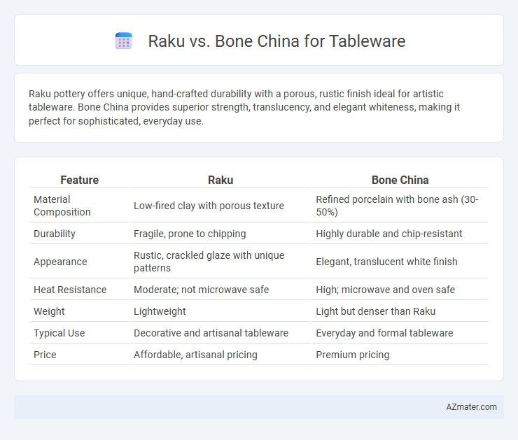 Raku vs. Bone China for Tableware - What is The Difference?