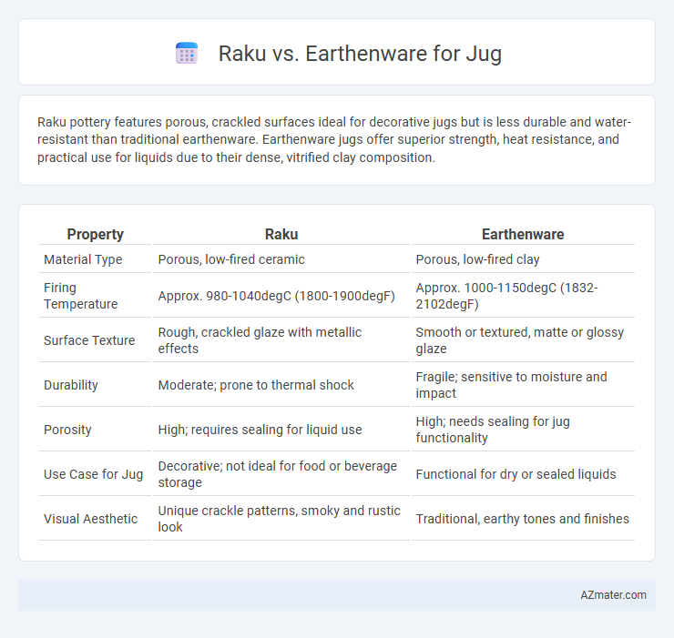 Raku vs. Earthenware for Jug - What is The Difference?
