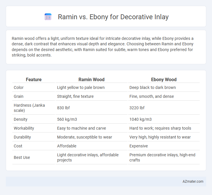 Ramin vs. Ebony for Decorative Inlay - What is The Difference?