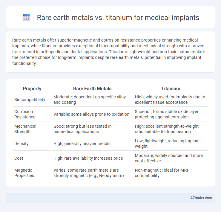 Rare earth metals vs. titanium for medical implants - What is The Difference?