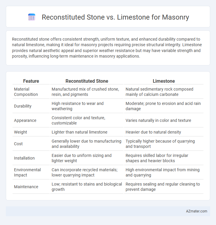 Reconstituted Stone vs. Limestone for Masonry - What is The Difference?