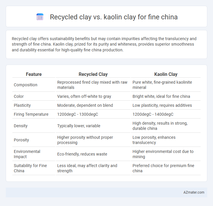 Recycled clay vs. kaolin clay for fine china - What is The Difference?