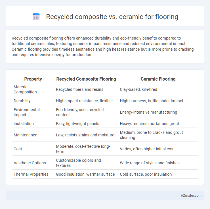 Recycled composite vs. ceramic for flooring - What is The Difference?