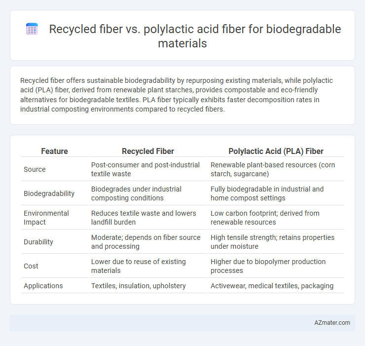 Recycled fiber vs. polylactic acid fiber for biodegradable materials - What is The Difference?