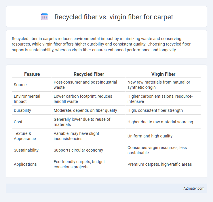 Recycled fiber vs. virgin fiber for carpet - What is The Difference?
