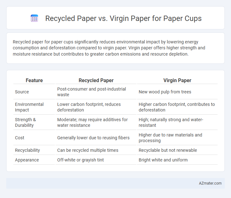Recycled Paper vs. Virgin Paper for Paper Cups - What is The Difference?
