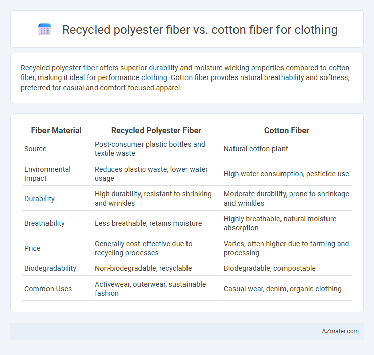 Recycled polyester fiber vs. cotton fiber for clothing - What is The Difference?