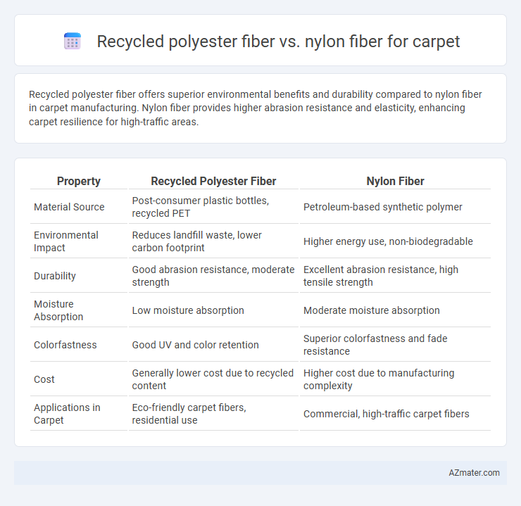 Recycled polyester fiber vs. nylon fiber for carpet - What is The Difference?