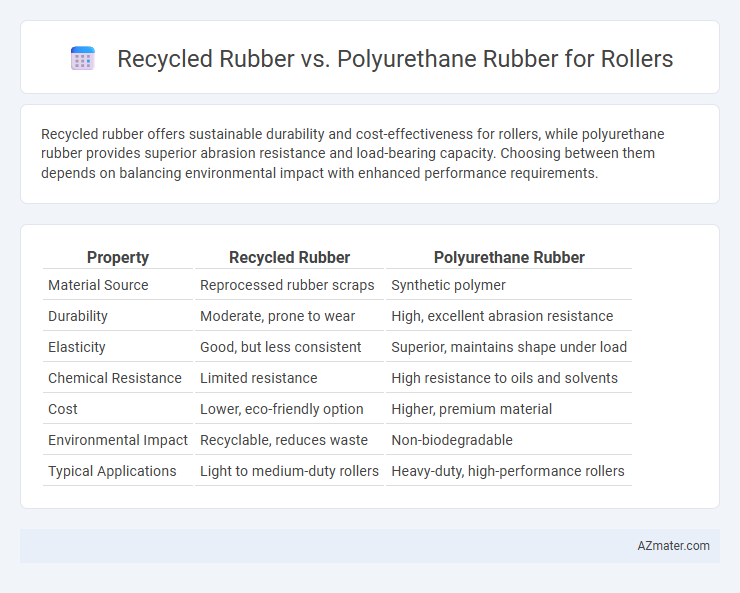 Recycled Rubber vs. Polyurethane Rubber for Rollers - What is The Difference?