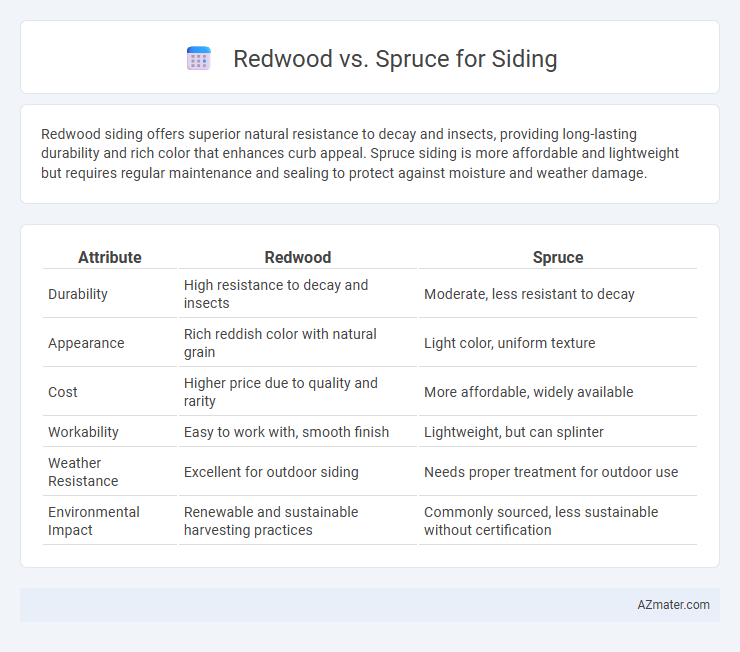 Redwood vs. Spruce for Siding - What is The Difference?