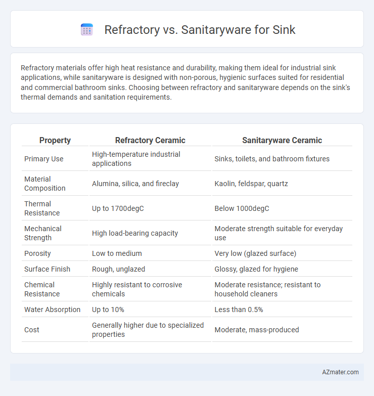 Refractory vs. Sanitaryware for Sink - What is The Difference?