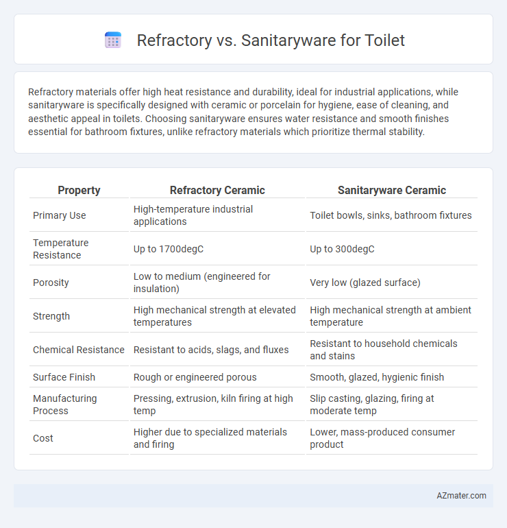 Refractory vs. Sanitaryware for Toilet - What is The Difference?