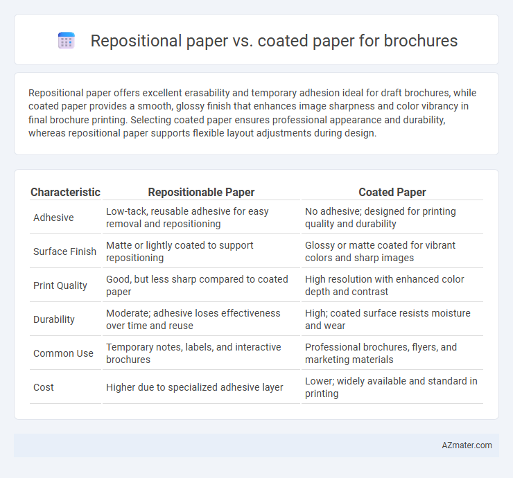 Repositional paper vs. coated paper for brochures - What is The Difference?