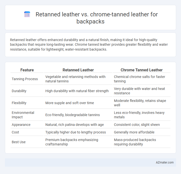 Retanned leather vs. chrome-tanned leather for backpacks - What is The Difference?