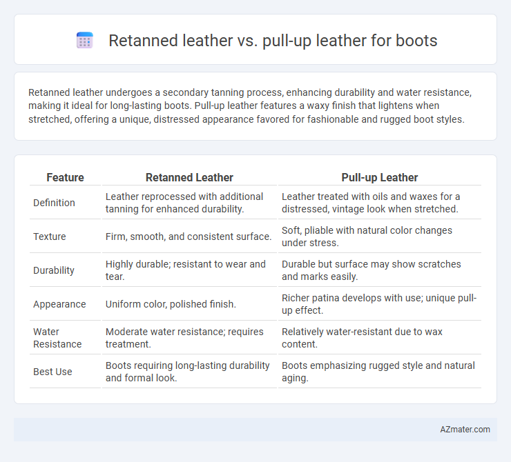 Retanned leather vs. pull-up leather for boots - What is The Difference?