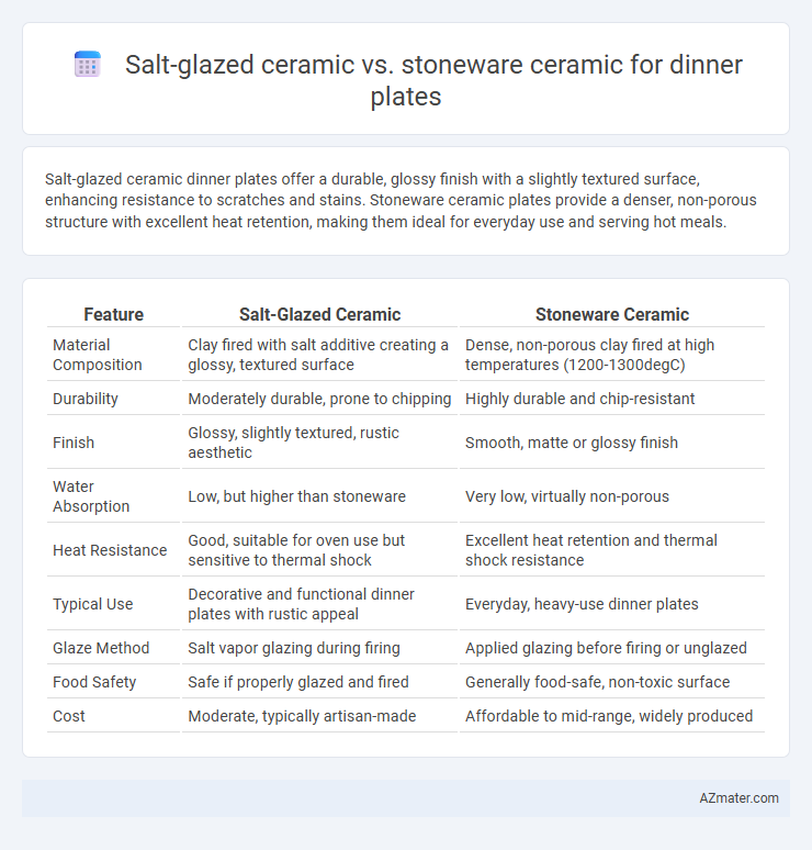 Salt-glazed ceramic vs. stoneware ceramic for dinner plates - What is The Difference?