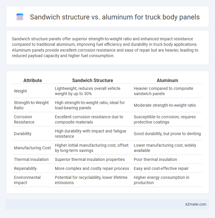 Sandwich structure vs. aluminum for truck body panels - What is The Difference?
