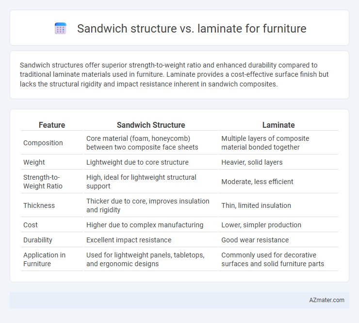 Sandwich structure vs. laminate for furniture - What is The Difference?
