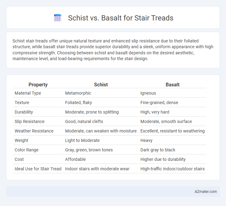 Schist vs. Basalt for Stair Treads - What is The Difference?