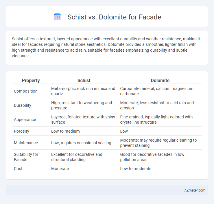Schist vs. Dolomite for Facade - What is The Difference?