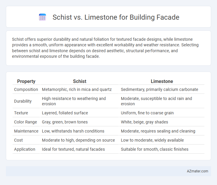 Schist vs. Limestone for Building Facade - What is The Difference?