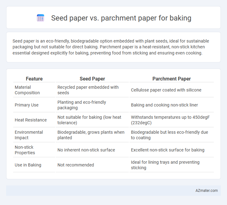 Seed paper vs. parchment paper for baking - What is The Difference?