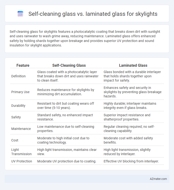 Self-cleaning glass vs. laminated glass for skylights - What is The Difference?