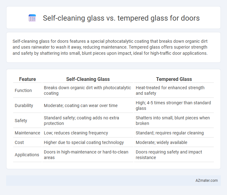 Self-cleaning glass vs. tempered glass for doors - What is The Difference?