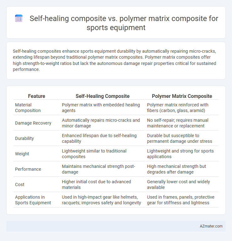 Self-healing composite vs. polymer matrix composite for sports equipment - What is The Difference?