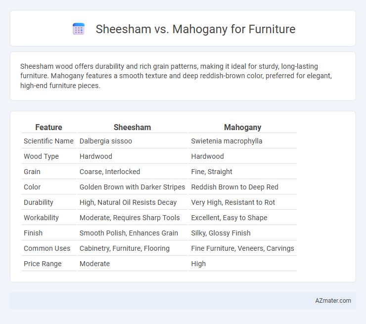 Sheesham vs. Mahogany for Furniture - What is The Difference?